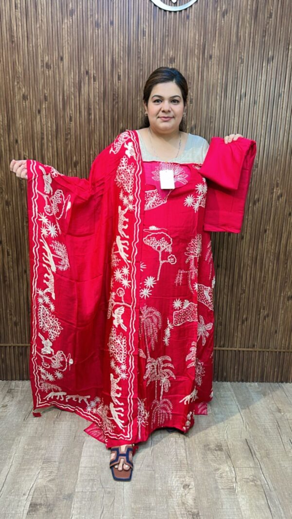 Stunning Silk Suit With Digital Print CCC527 - Image 2