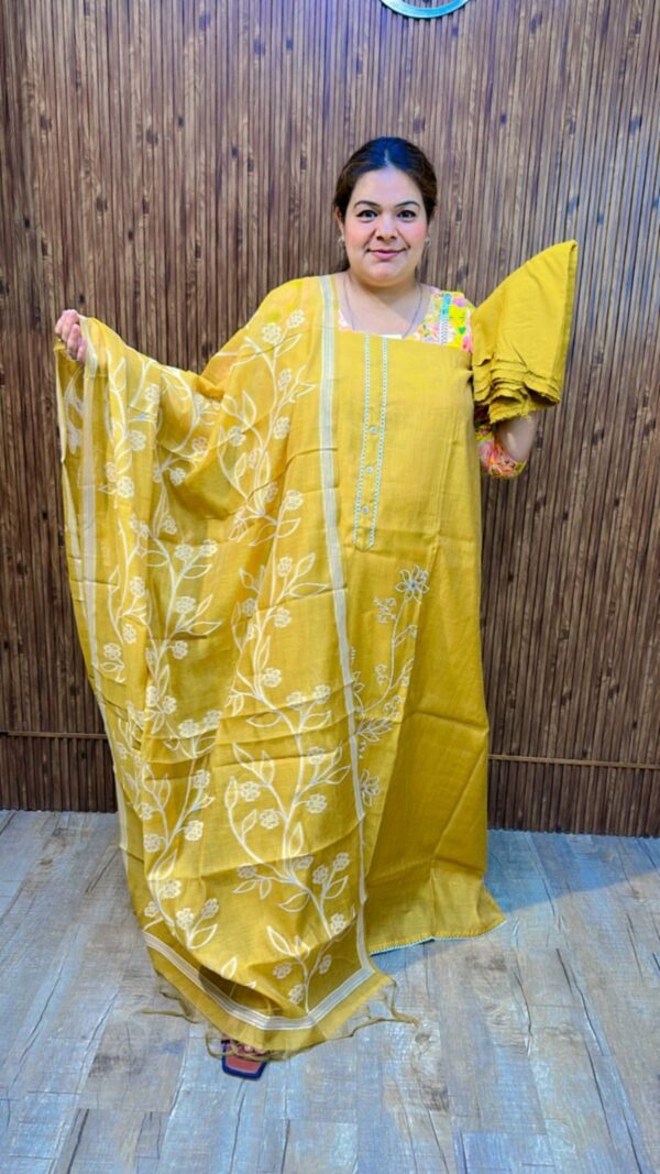 Beautiful Designer Kota Doria  Suit CCC537 - Image 2