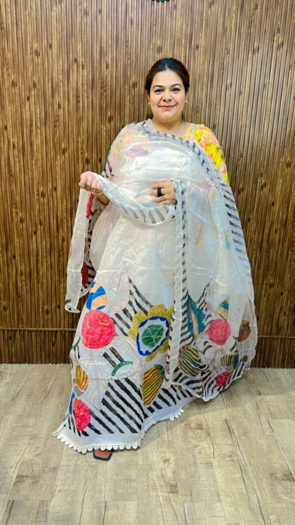 Beautiful Arkandi Suit With Organza Duppata CCC535 - Image 2