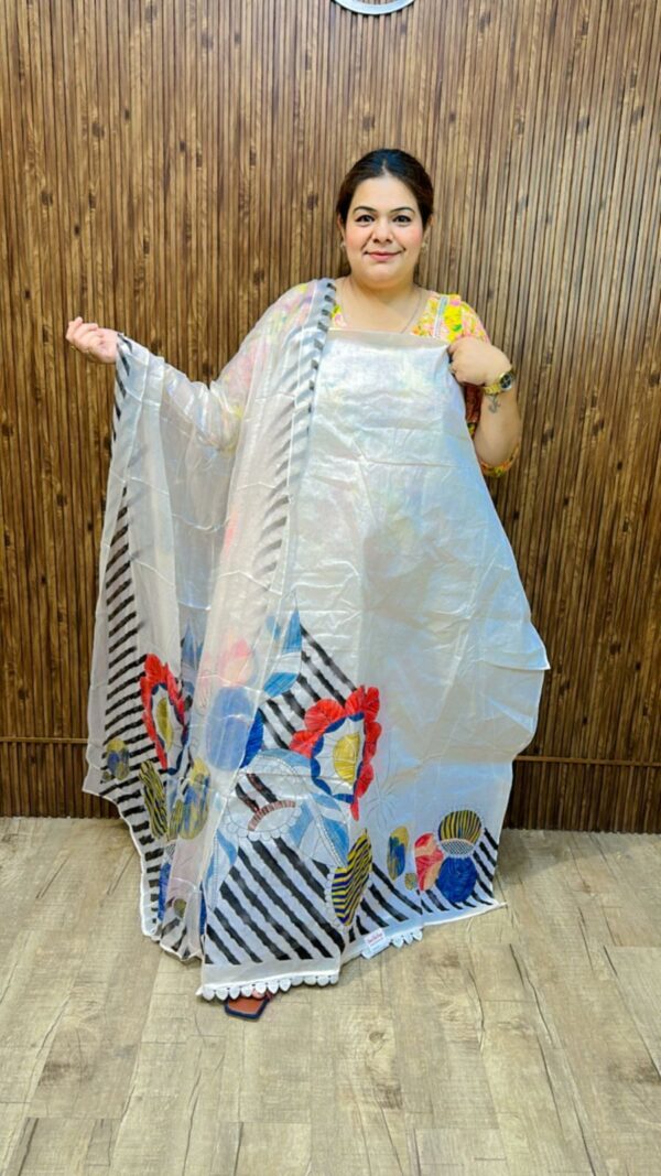Beautiful Arkandi Suit With Organza Duppata CCC535