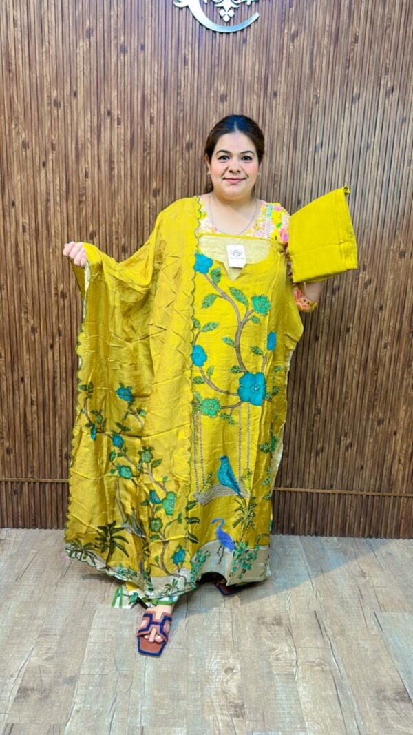 Stunning Silk Suit With Digital Print Dupatta CCC 532 - Image 3