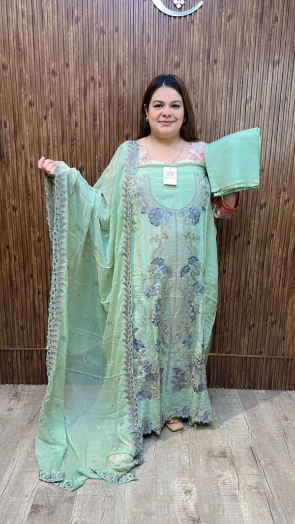 Stunning Designer Muslin Cotton suit CCC541 - Image 4
