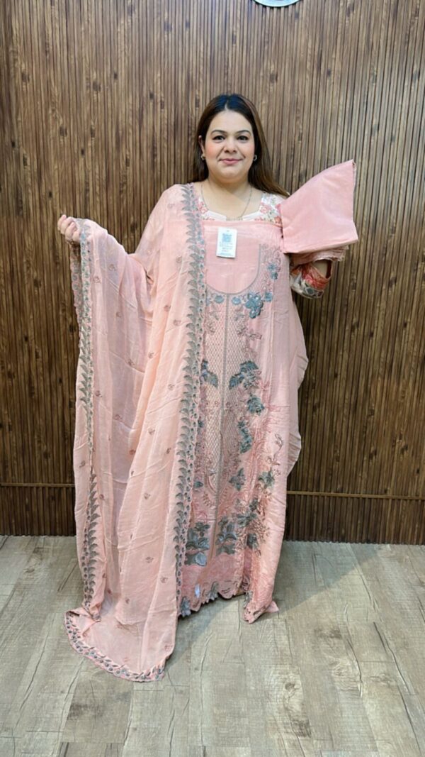 Stunning Designer Muslin Cotton suit CCC541 - Image 2