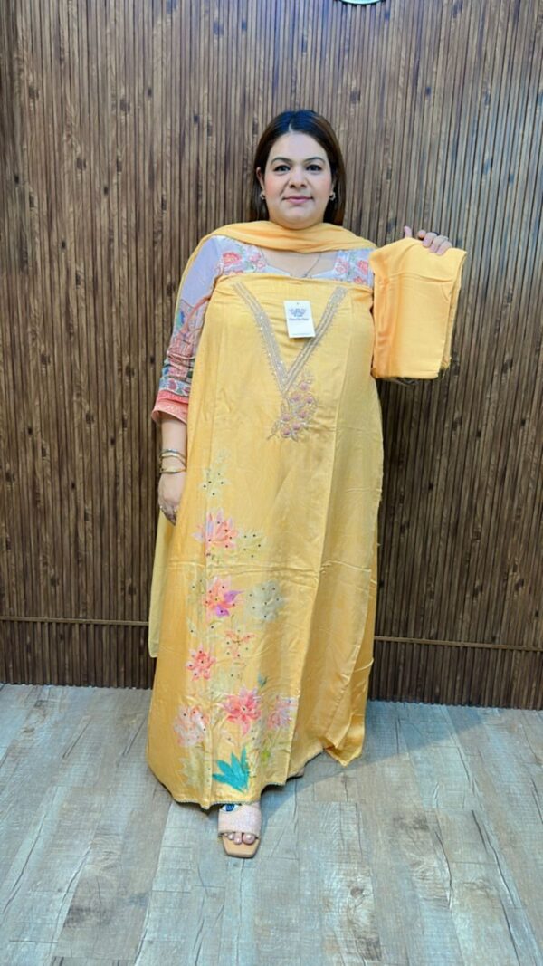 Stunning Designer Muslin Suit CCC539 - Image 2