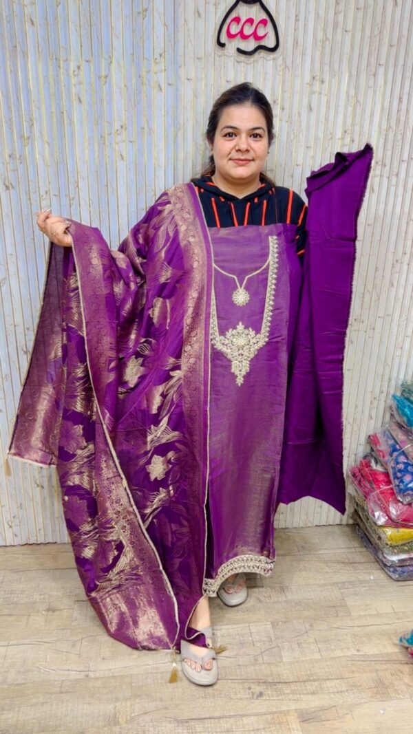 Beautiful Kundan Work Suit CCC11 - Image 2