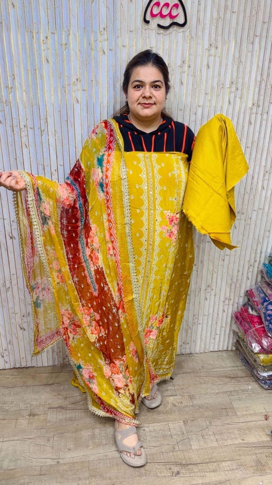 Stunning Crepe Suit CCC10 - Image 3