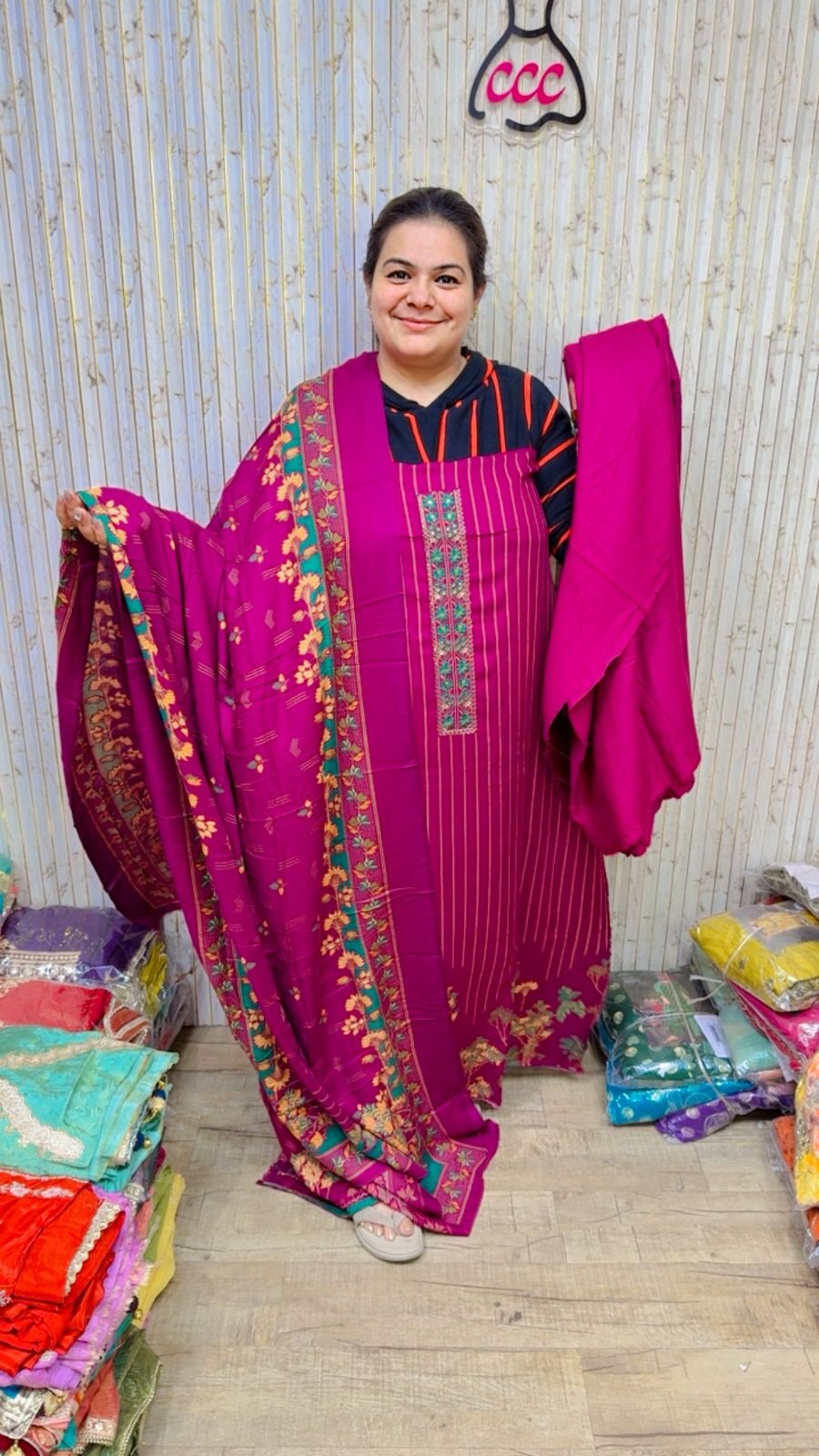 Beautiful Branded Pashmina CCC29 - Image 4