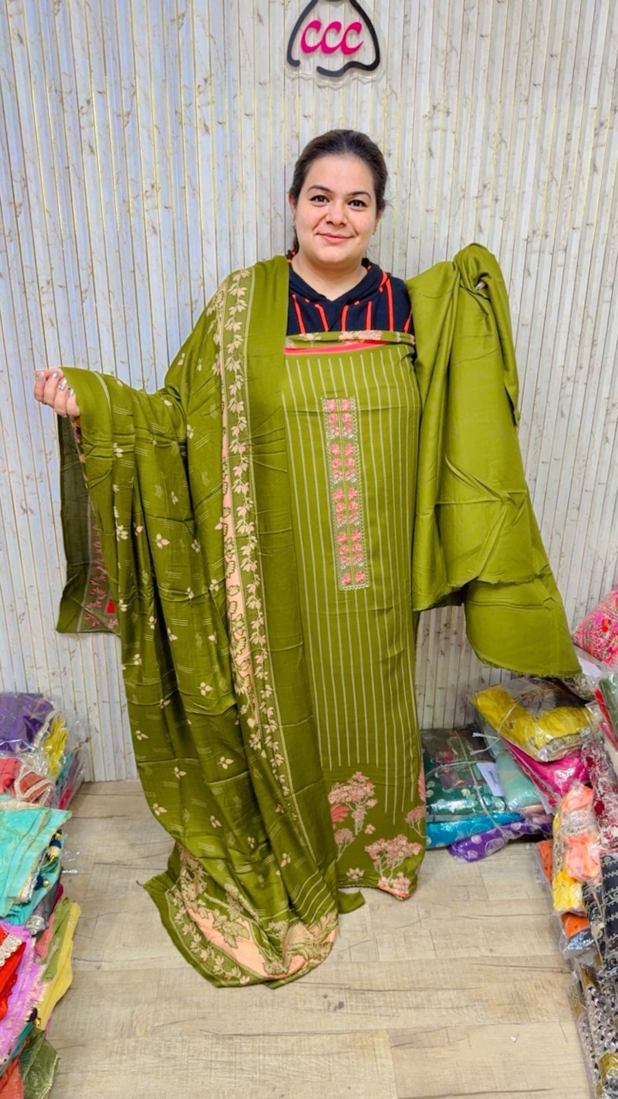 Beautiful Branded Pashmina CCC29 - Image 3