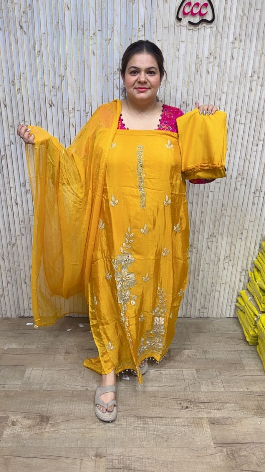 Stunning Upada Silk Suit CCC 46