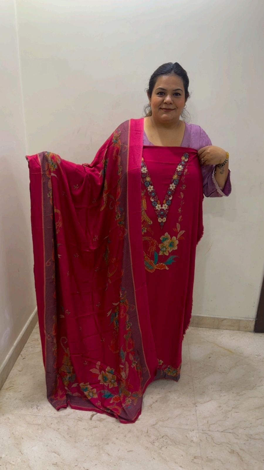 Stunning Branded pashmina suit CCC 47 - Image 4