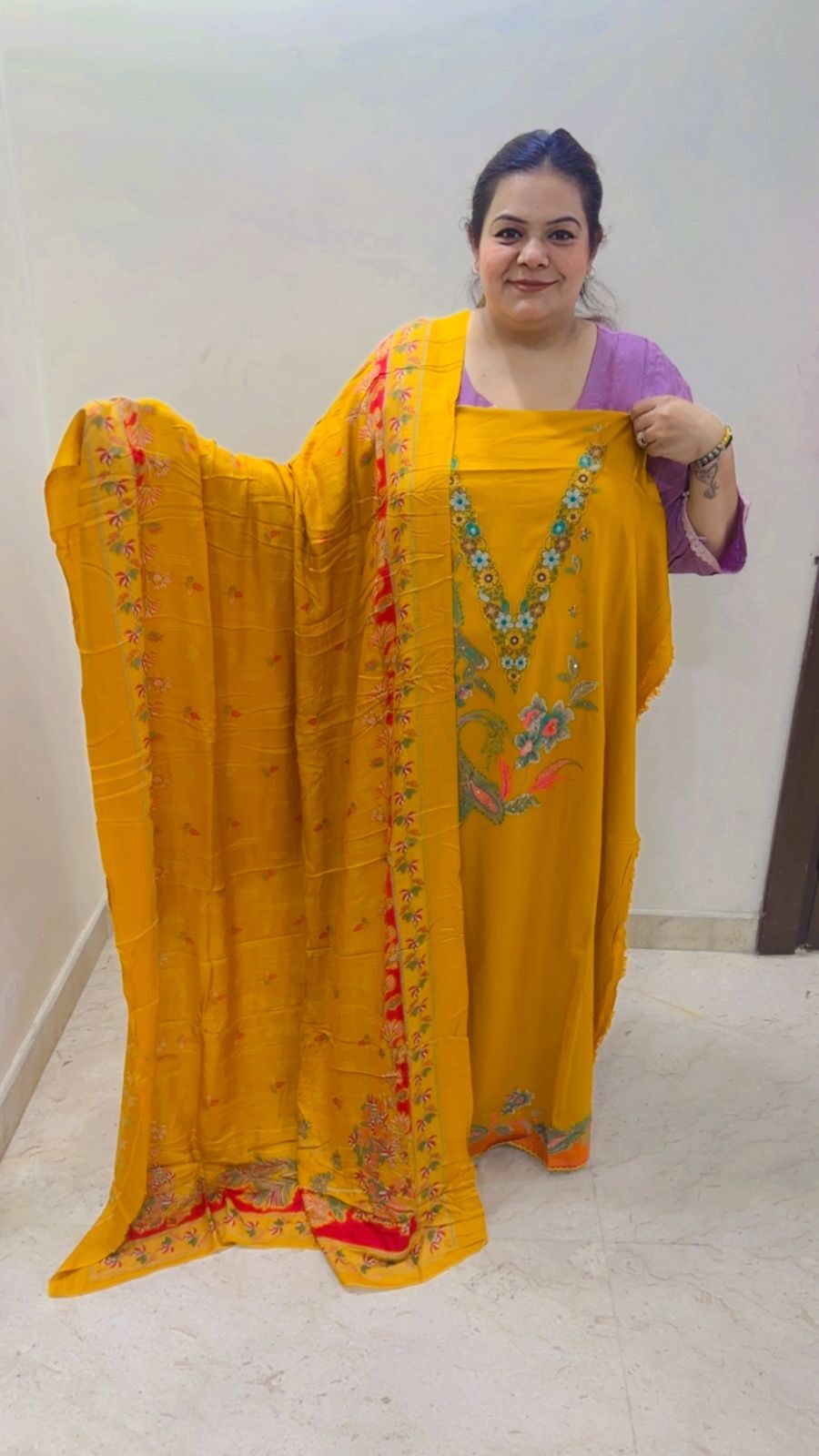 Stunning Branded pashmina suit CCC 47