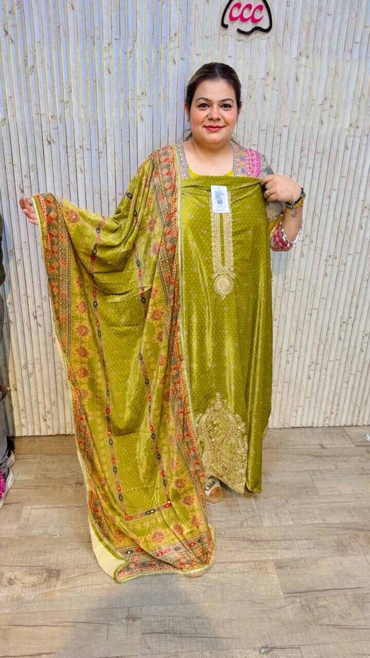 Beautiful Organza Suit ccc7 - Image 3