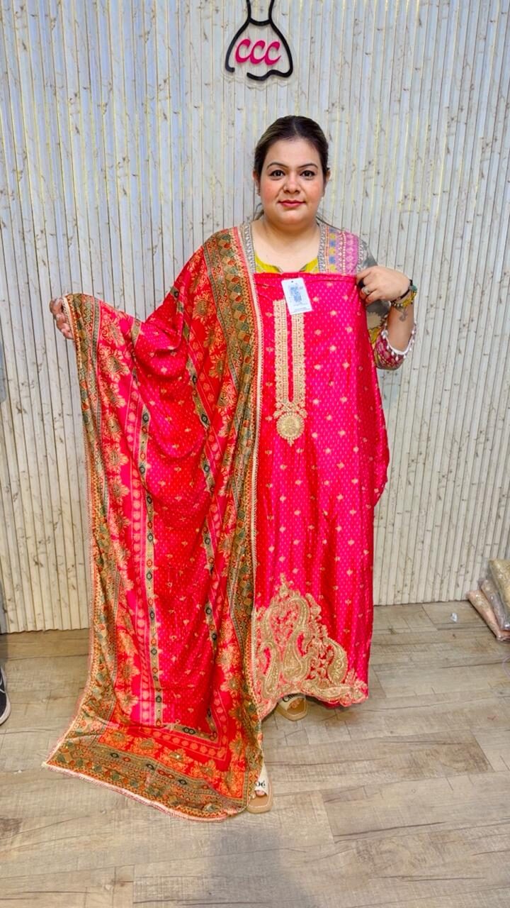 Beautiful Organza Suit ccc7 - Image 2