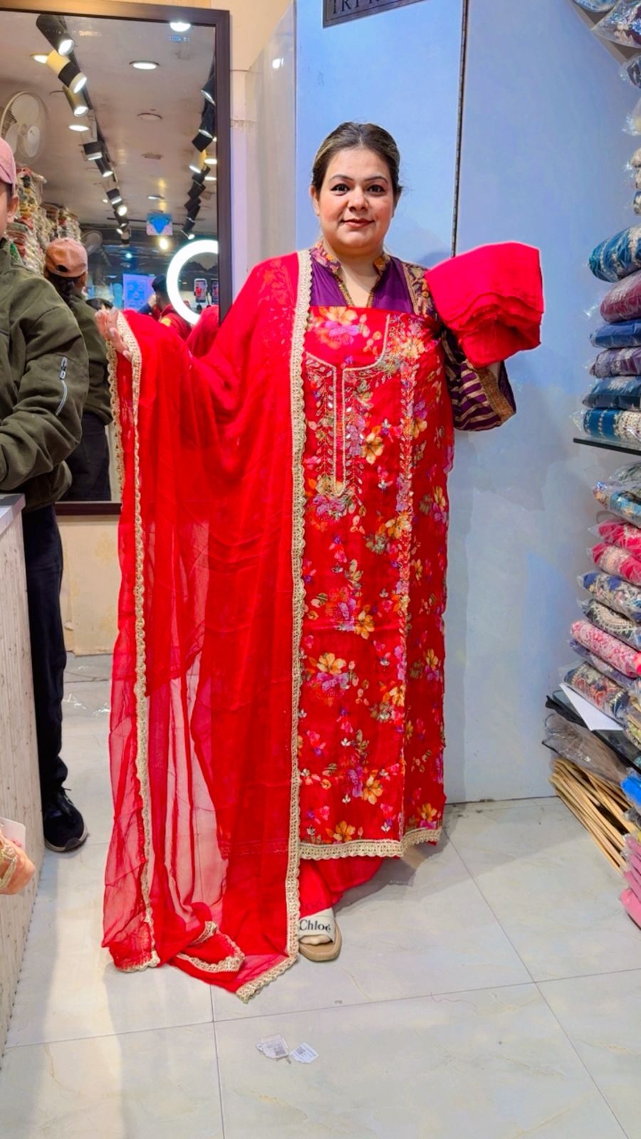 Beautifu crape suit ccc12 - Image 3