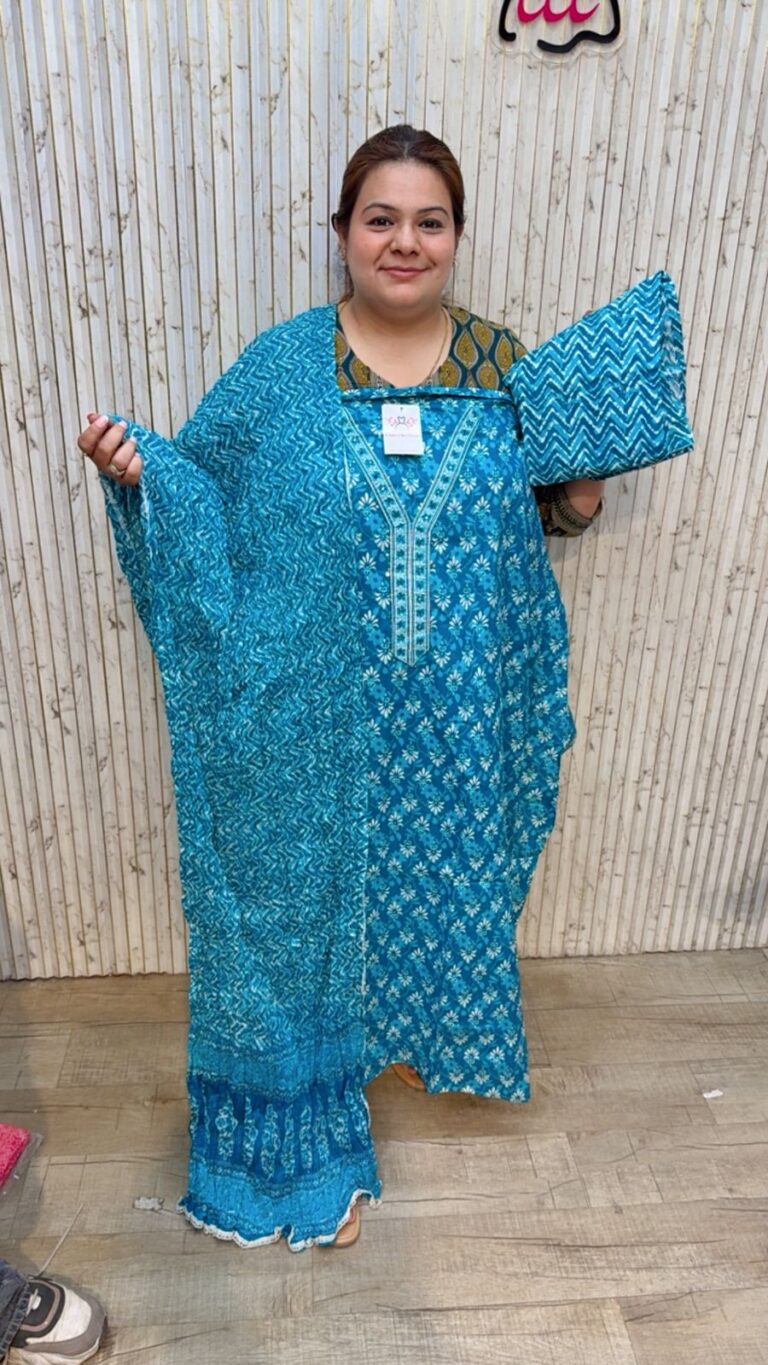 designer pure cotton suit ccc76 blue
