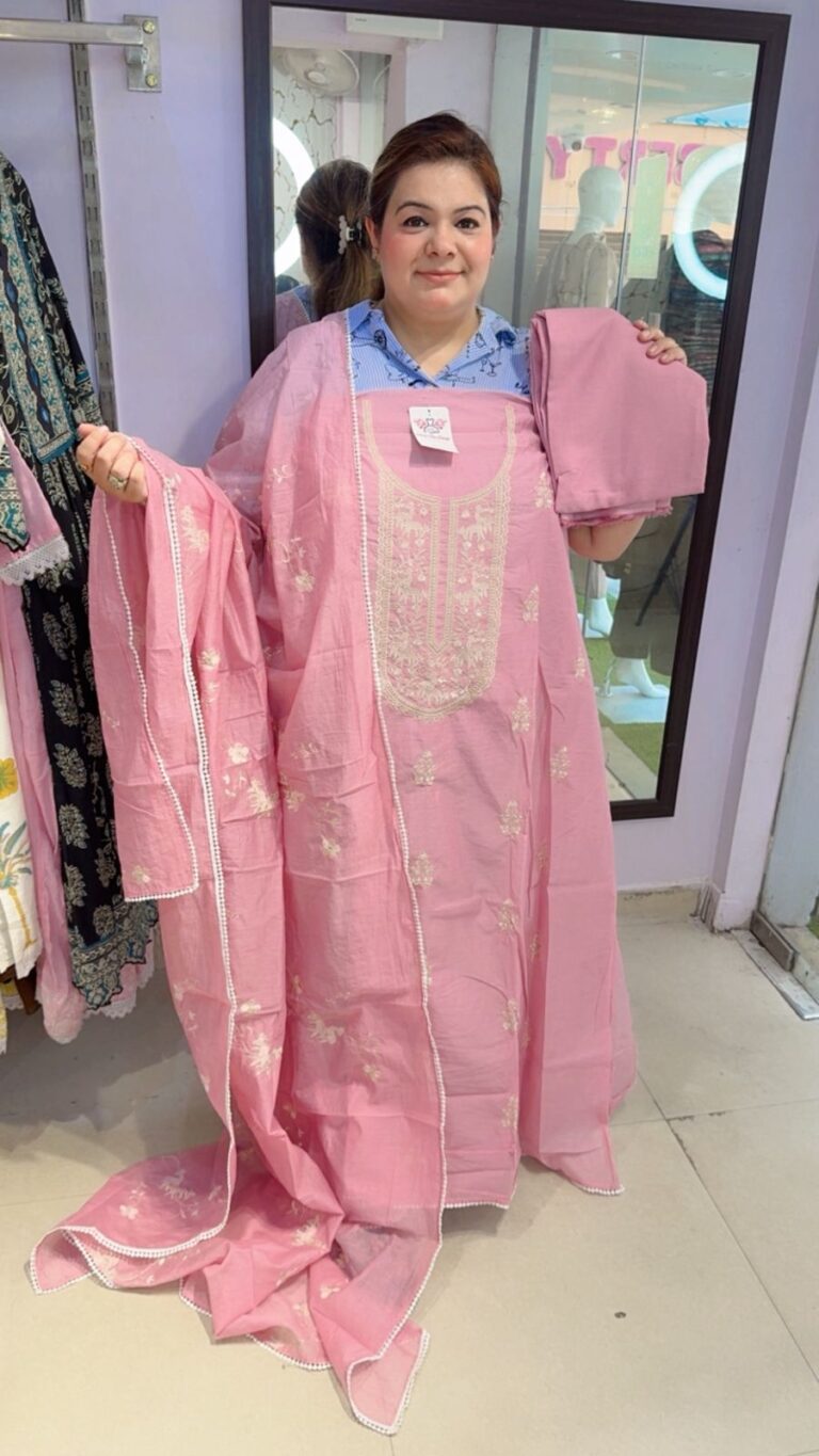 designer pure mal cotton suit ccc89 blue