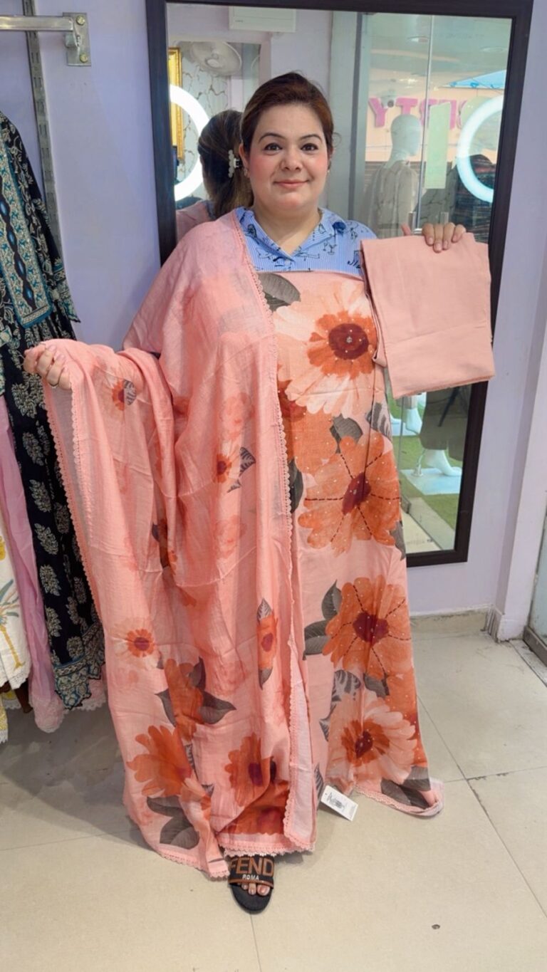 designer pure mal cotton suit ccc89 blue
