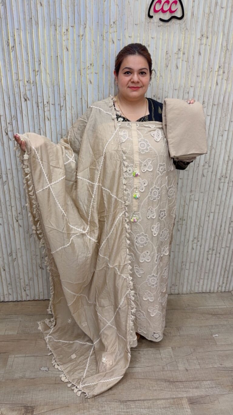 designer pure kota doria suit ccc100 c green