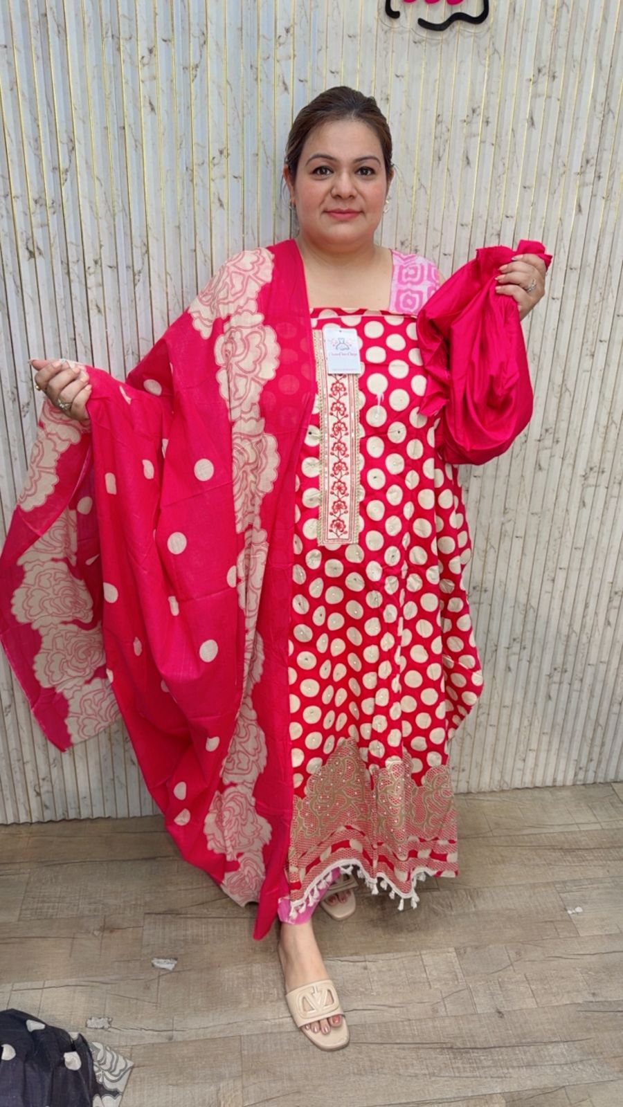 designer pure muslin suit ccc106