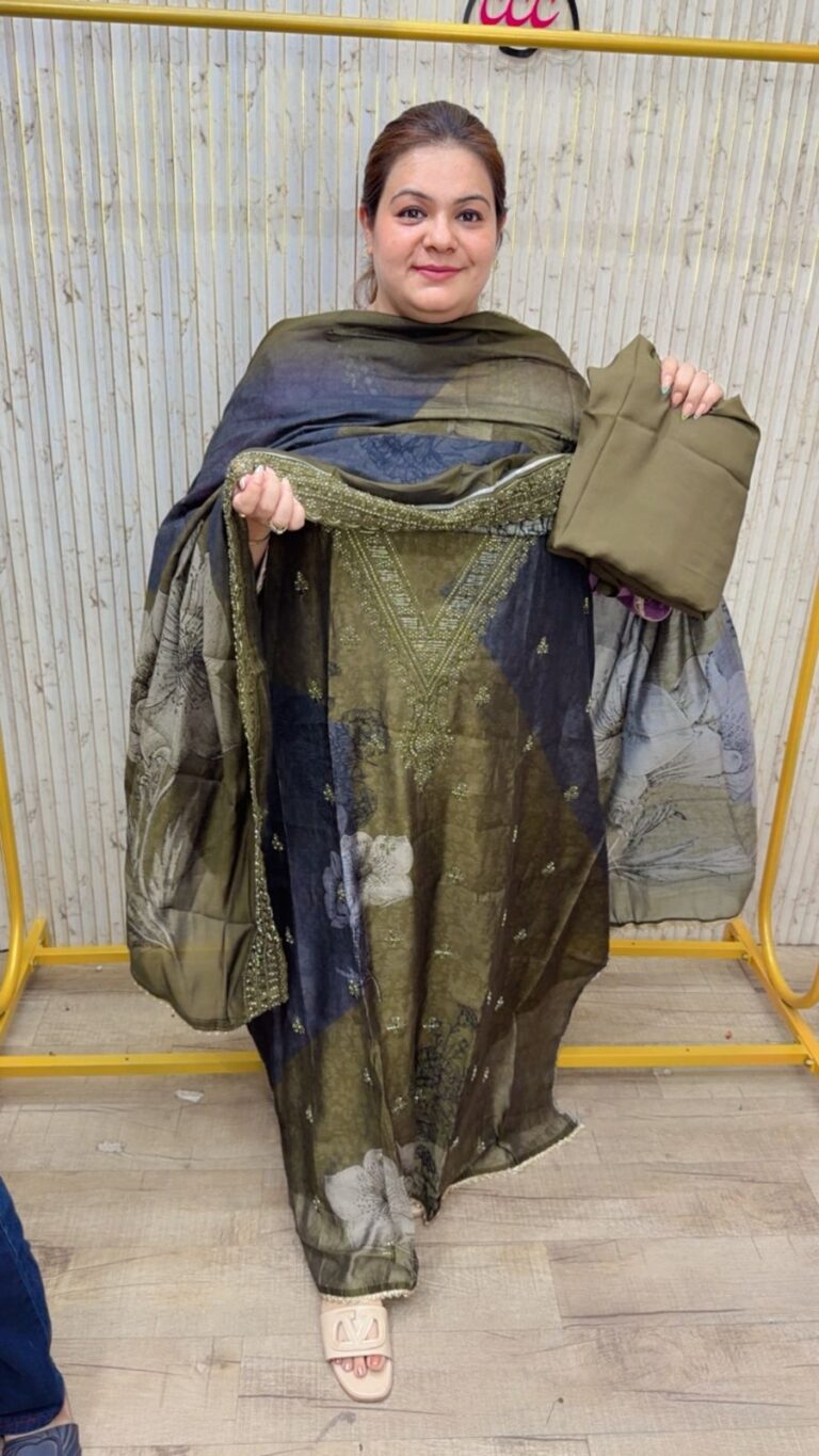 designer pure muslin suit ccc112