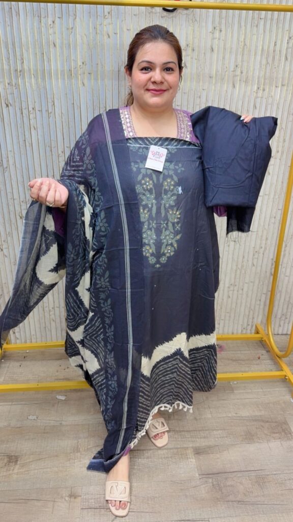 designer pure muslin suit ccc112