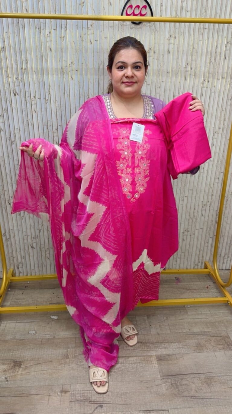 designer pure muslin suit ccc112