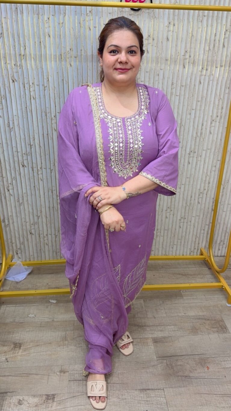 designer pure muslin suit ccc112