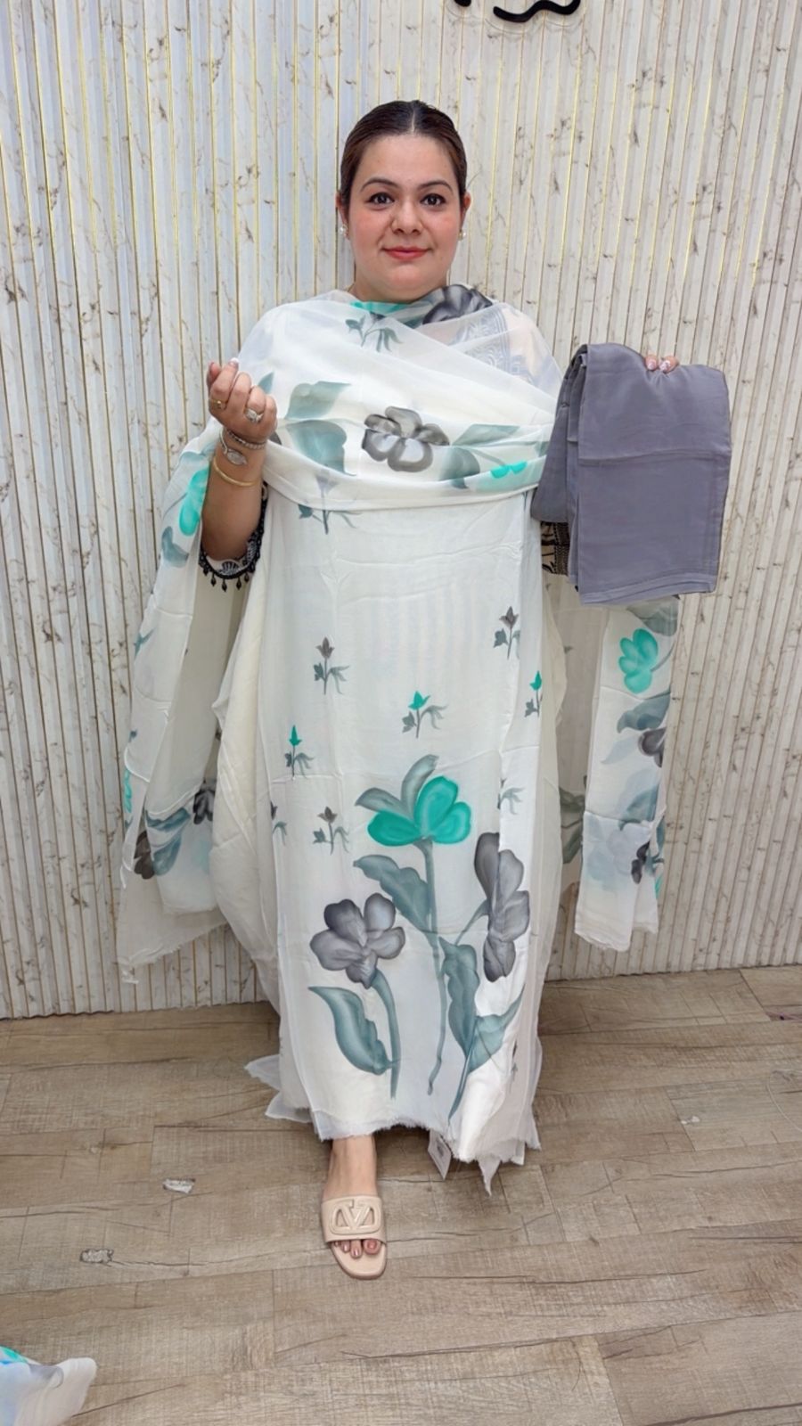 designer pure muslin suit 145