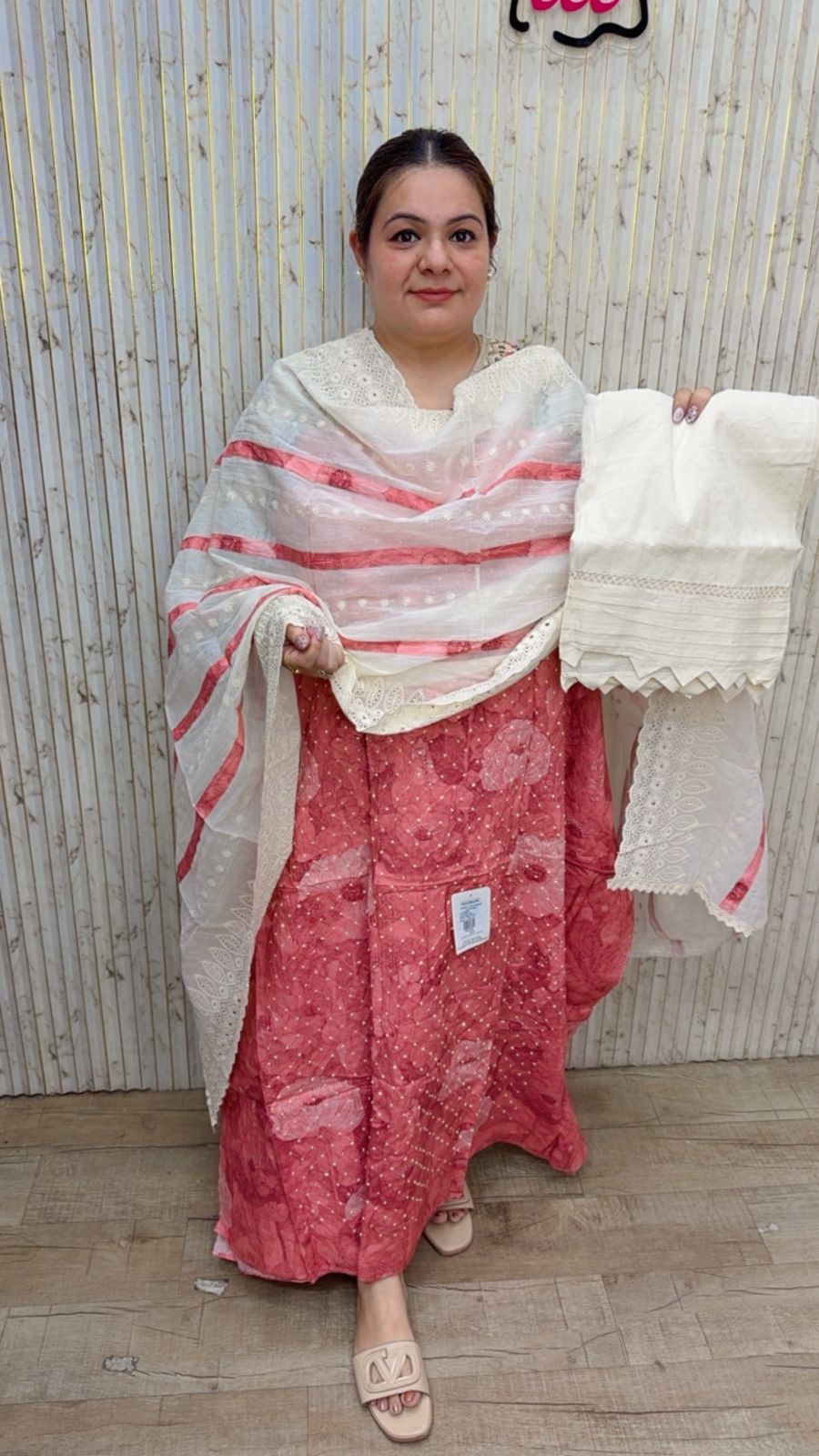 designer pure muslin suit ccc151