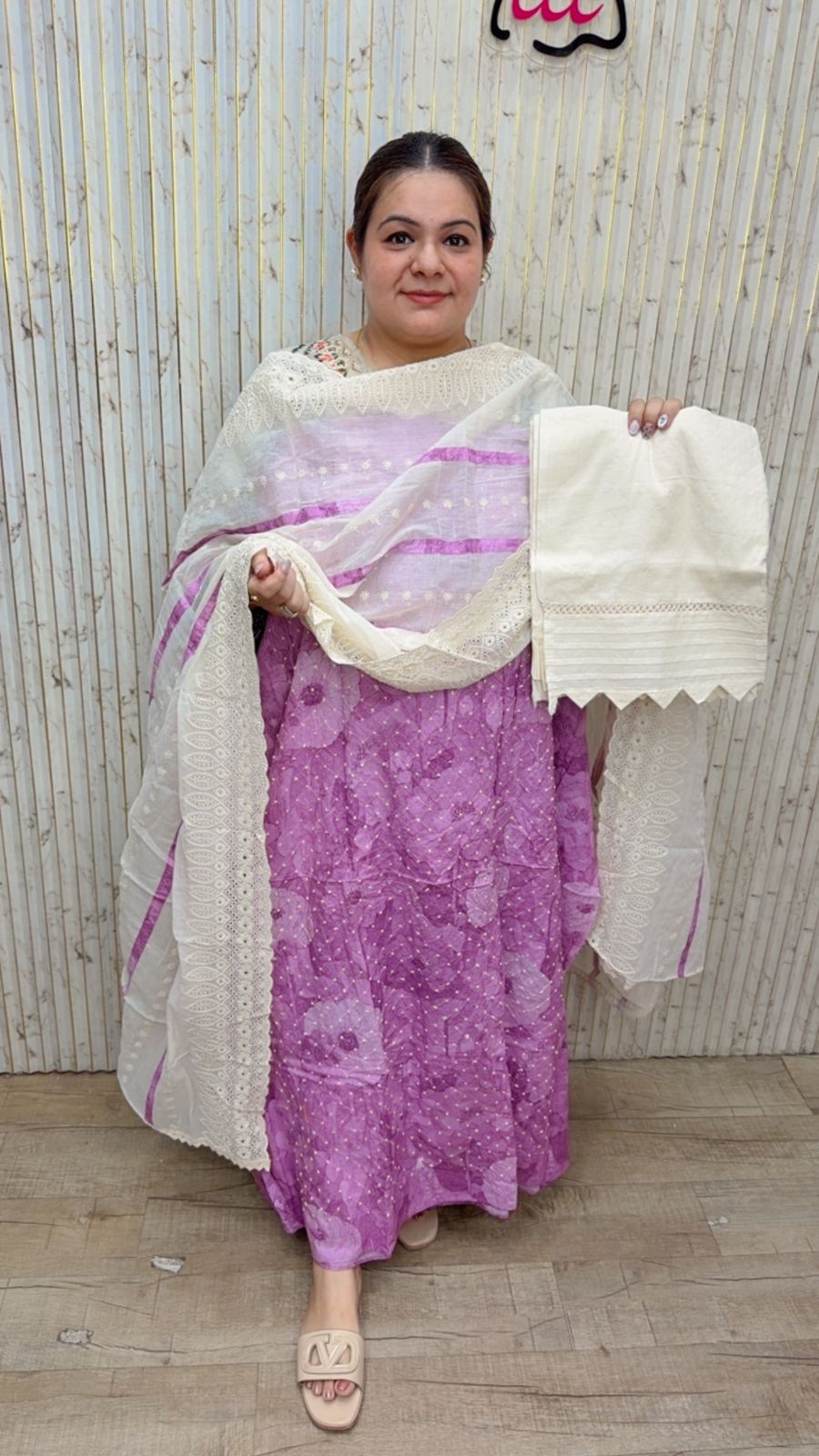 designer pure muslin suit ccc151