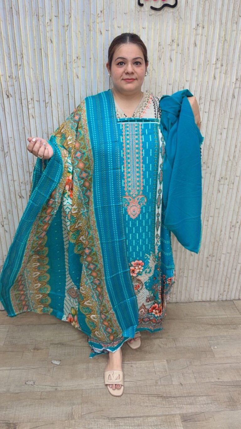 designer pure muslin suit ccc151