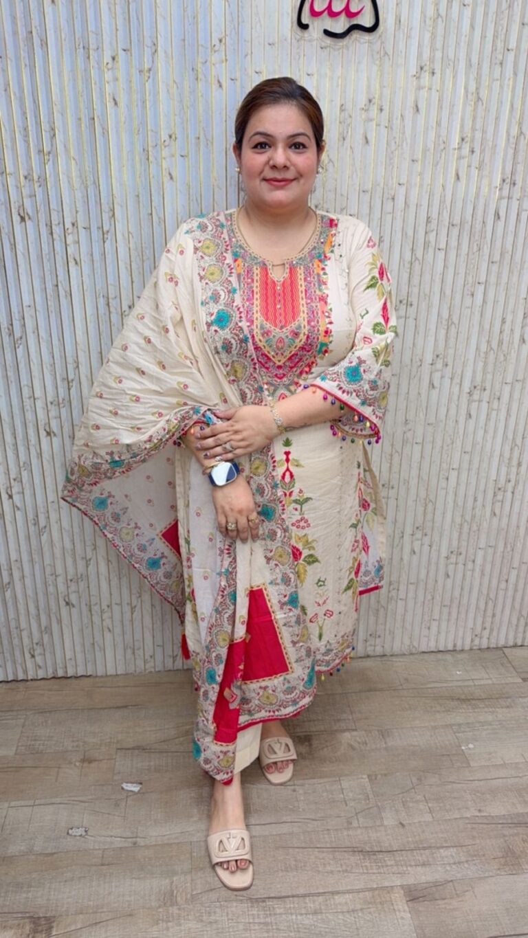 designer pure cotton suit ccc159