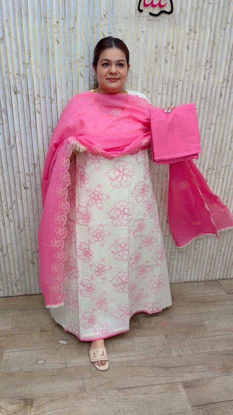 designer pure muslin suit ccc164