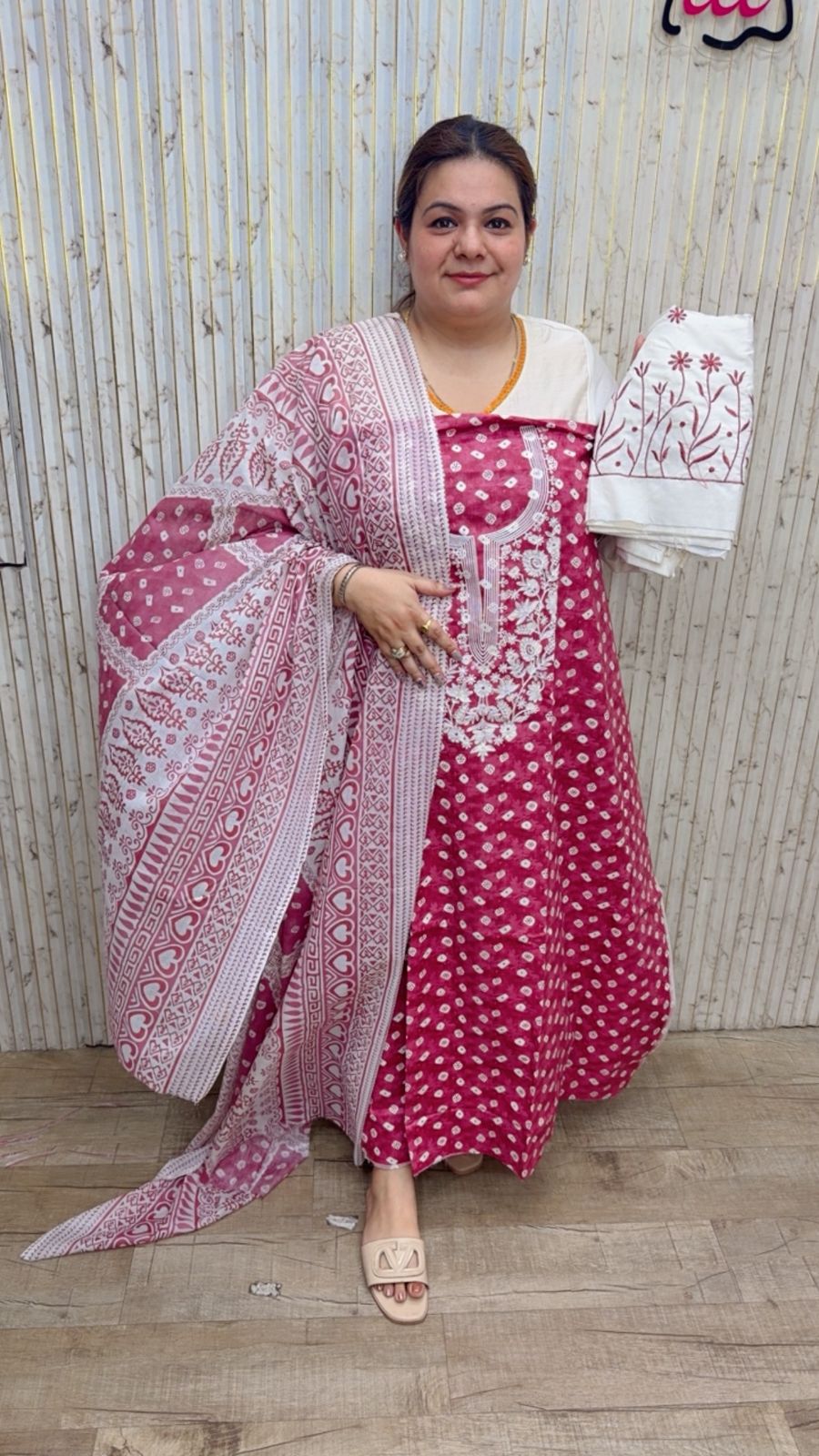designer pure muslin suit ccc164