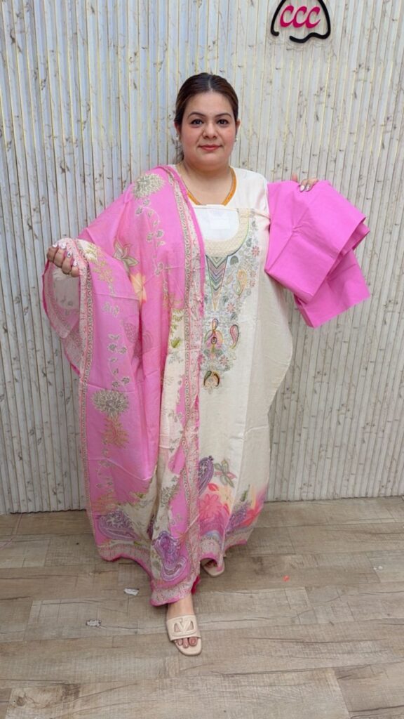 designer pure muslin suit ccc164
