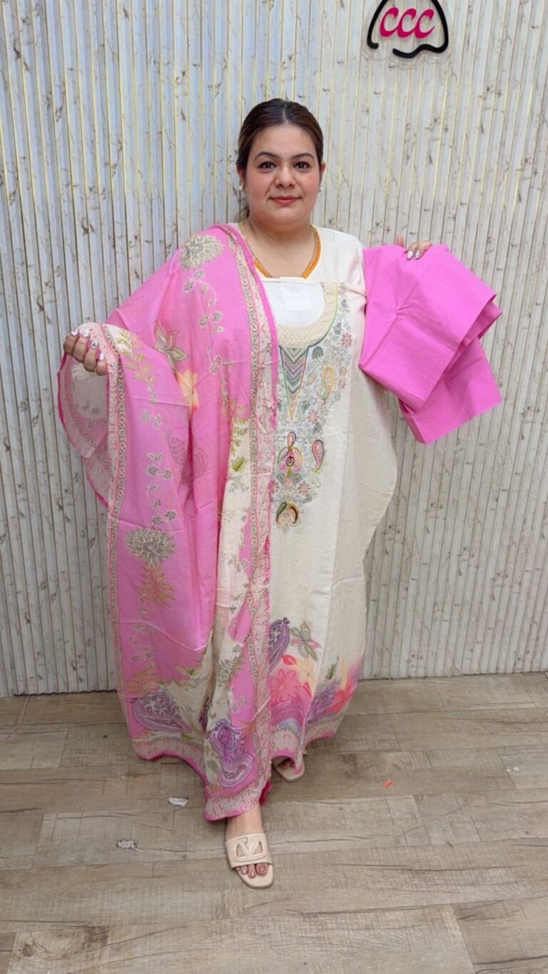 designer pure muslin suit ccc164