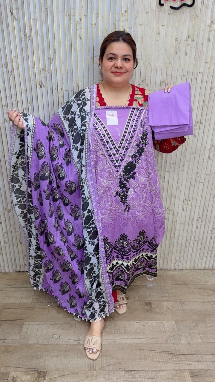 designer pure muslin suit ccc181
