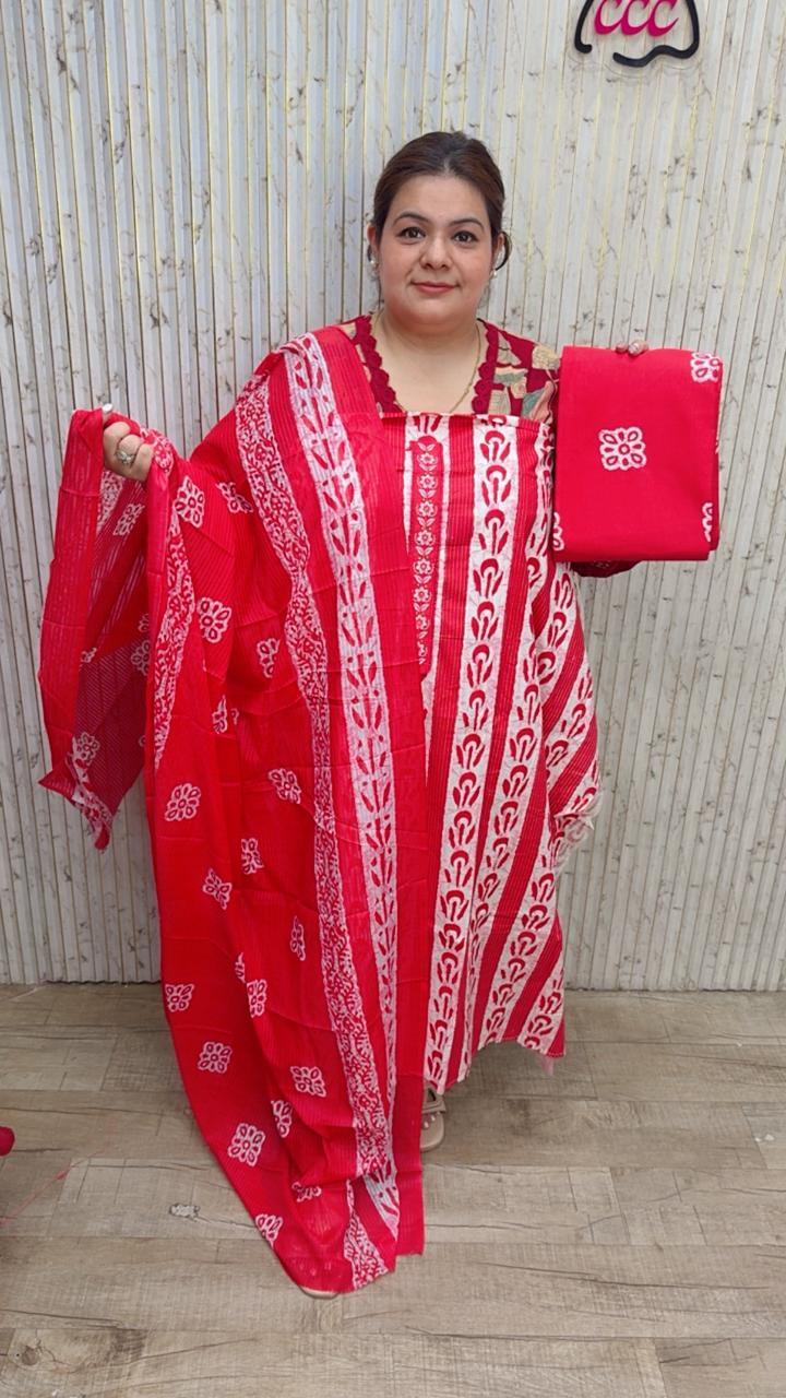 designer pure muslin suit ccc181