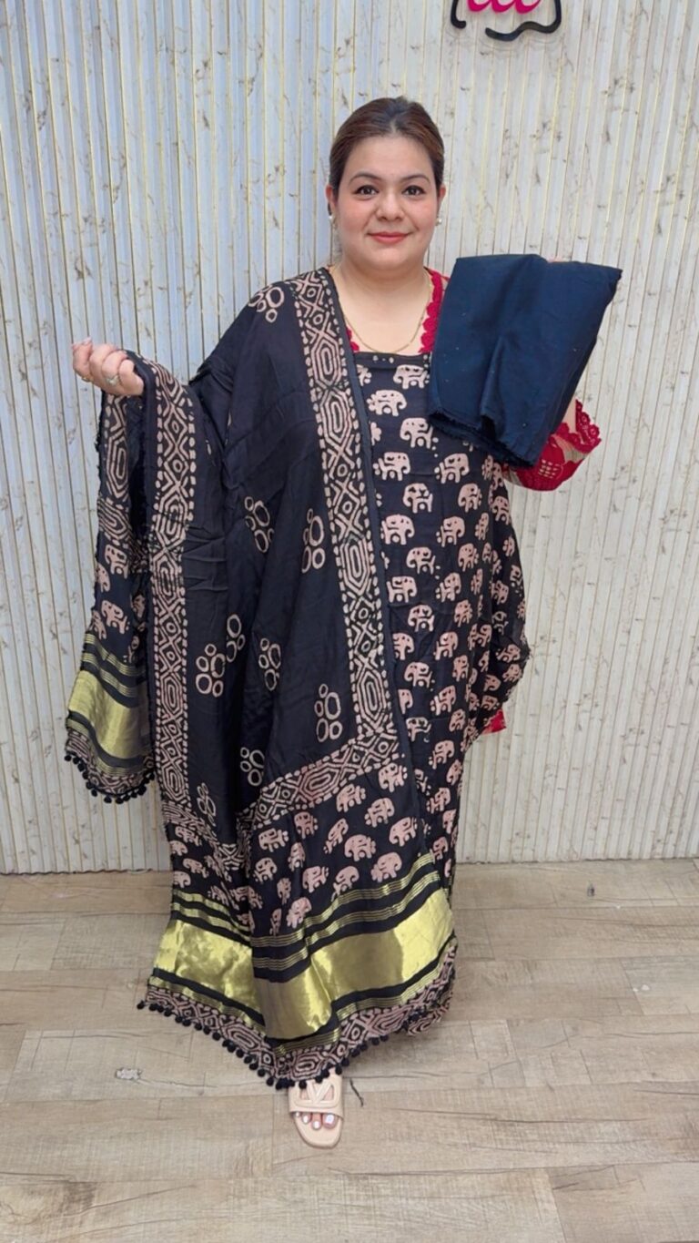 designer pure muslin suit ccc181