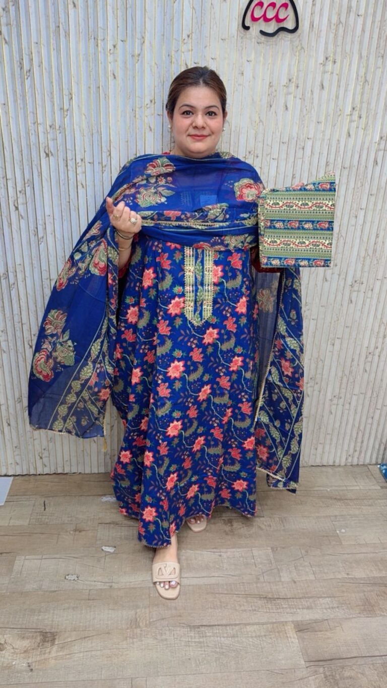 designer pure muslin suit ccc181