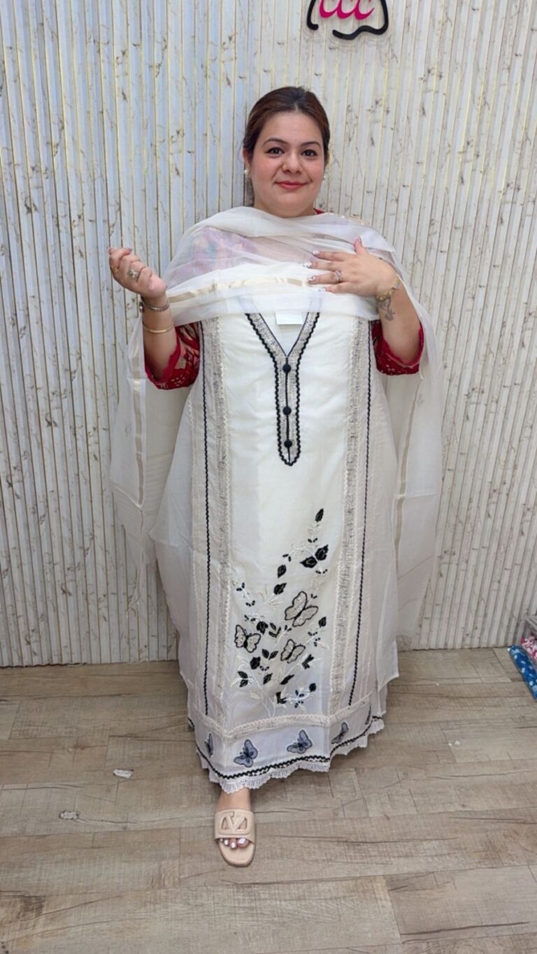 designer pure muslin suit ccc181