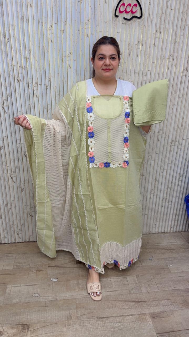 designer pure leelan cotton suit ccc195
