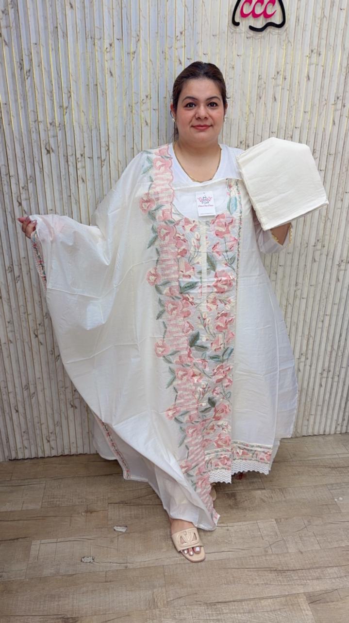 designer pure mal cotton suit ccc198