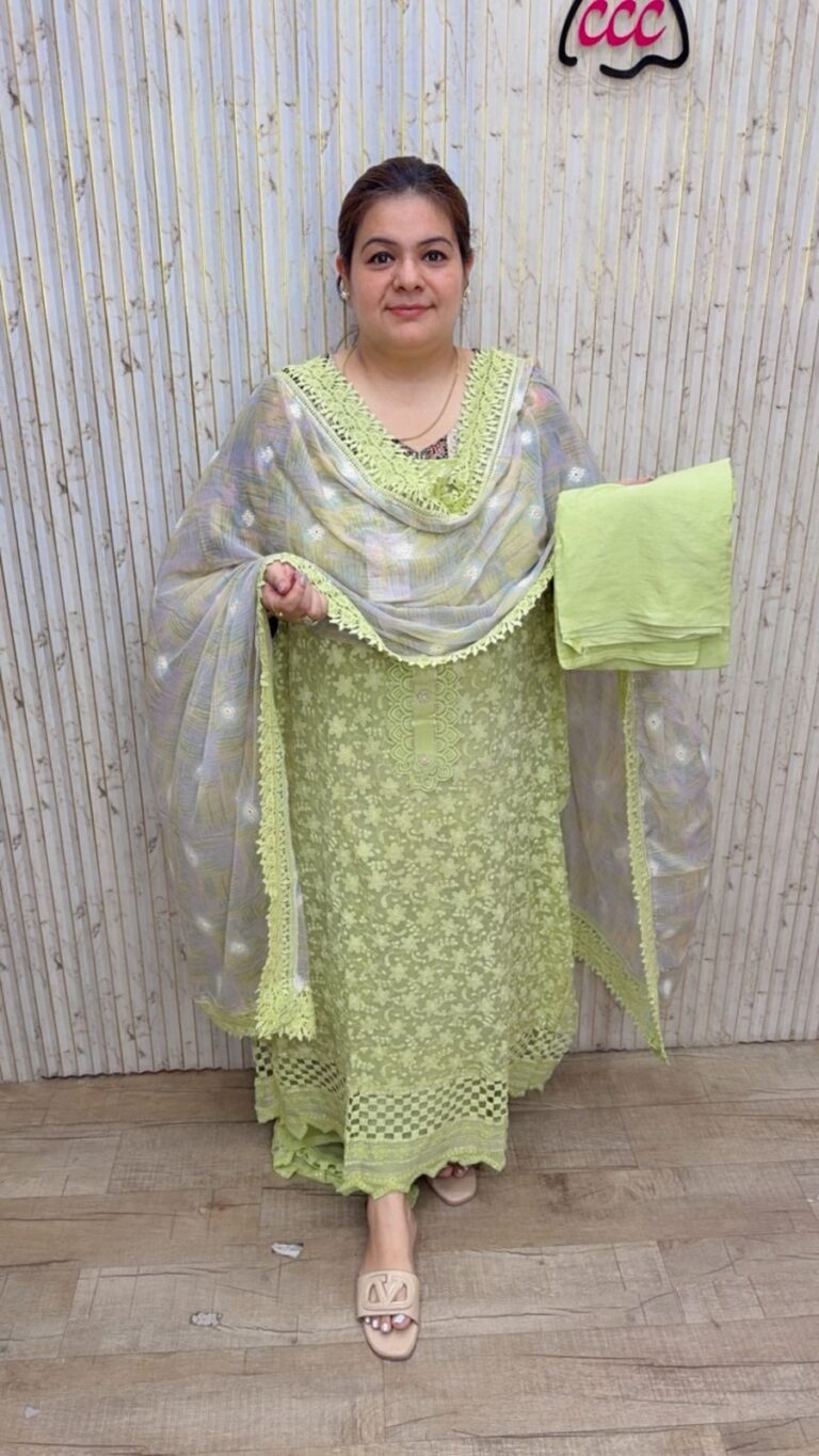 designer pure muslin suit ccc199