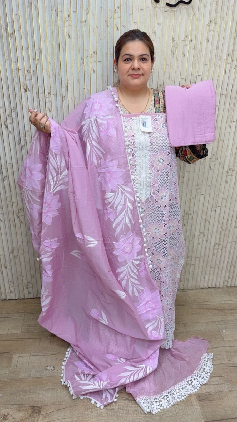 designer pure muslin suit ccc199
