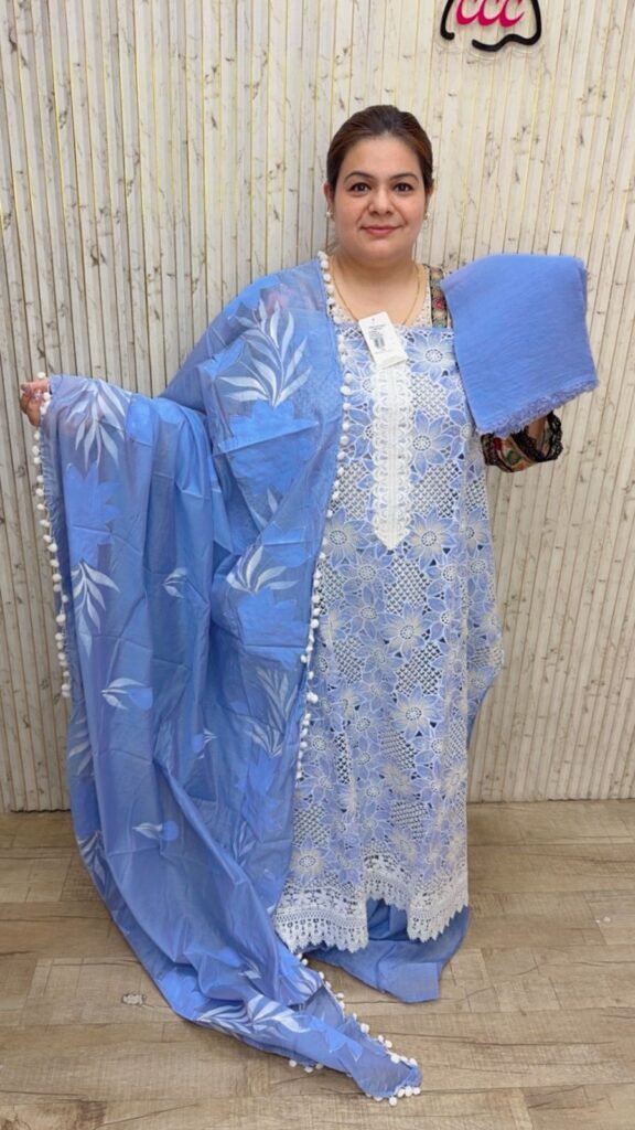 designer pure muslin suit ccc199