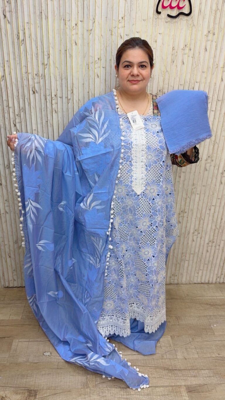 designer pure muslin suit ccc199