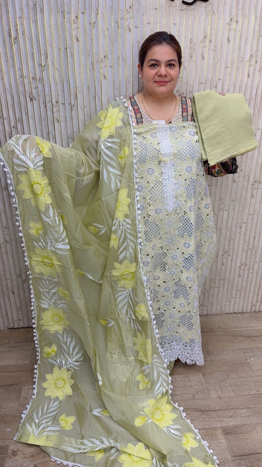 designer pure muslin suit ccc199