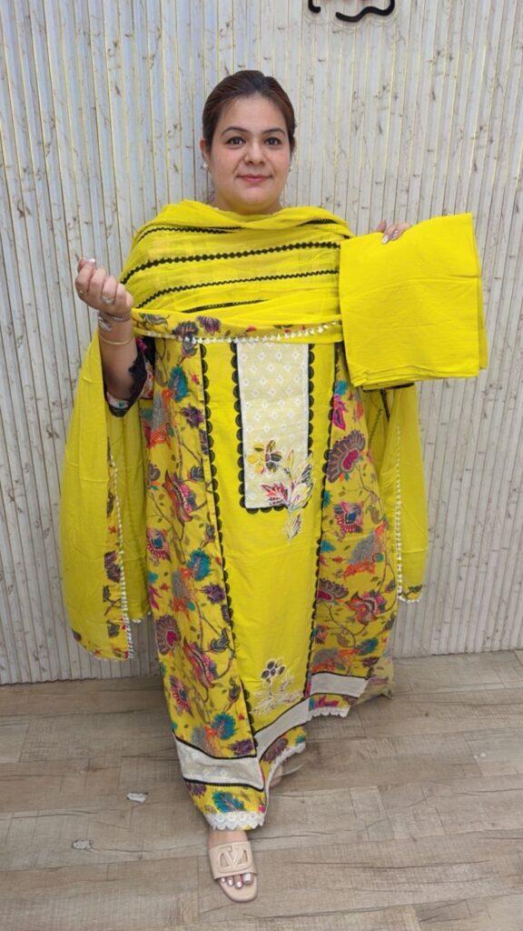 designer pure muslin suit ccc199