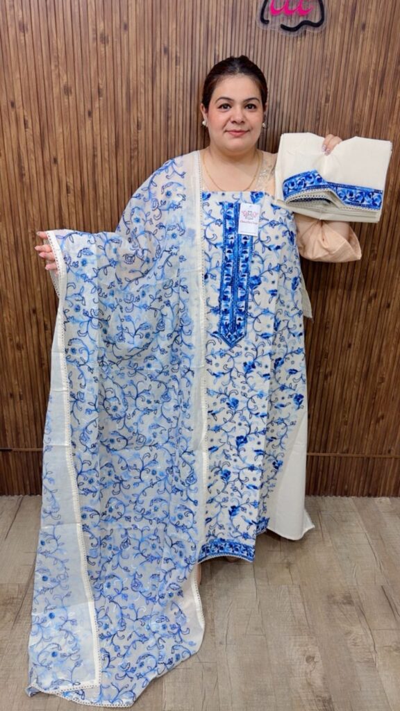 designer pure mal cotton suit ccc211